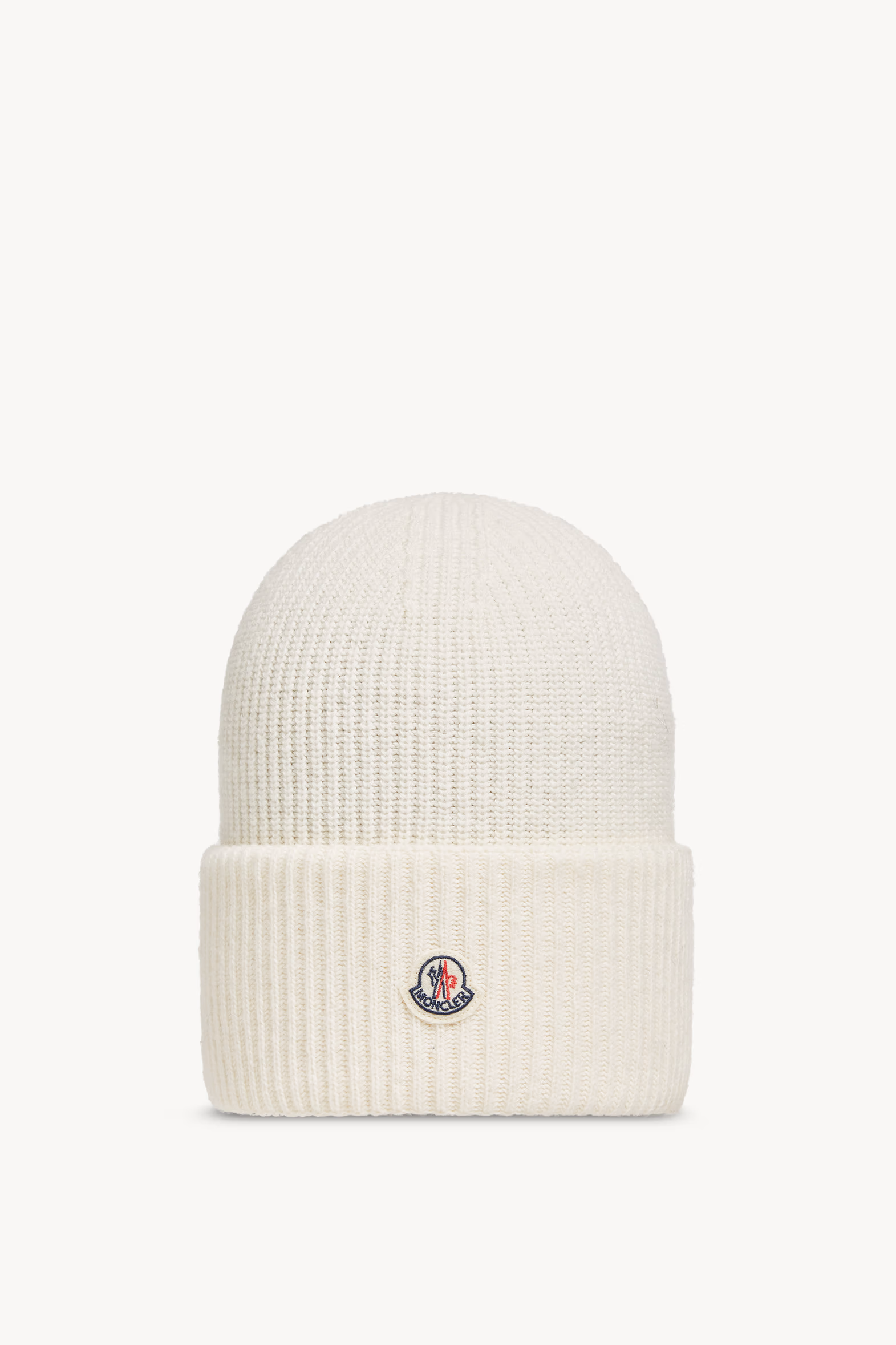 Wool Beanie Women White Moncler 0